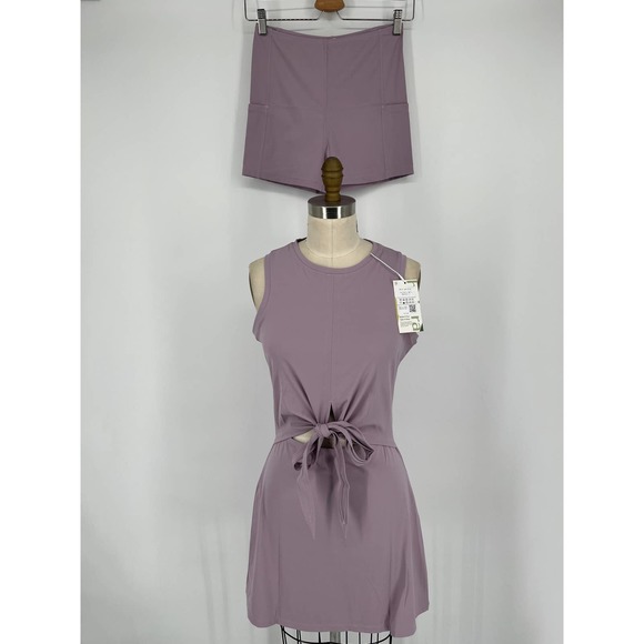 Halara Dresses & Skirts - NWT Halara Everyday 2-Piece Set Activity Dress-Successful Sz L Purple